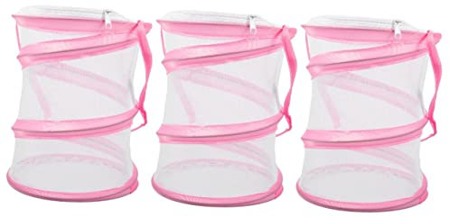 GLSTOY 3stücke Mesh Käfig Für Schmetterlinge Atmungsaktive Und Faltbare Insektenbeobachtungsstation Für Naturerkundung Züchten Von Schmetterlingen