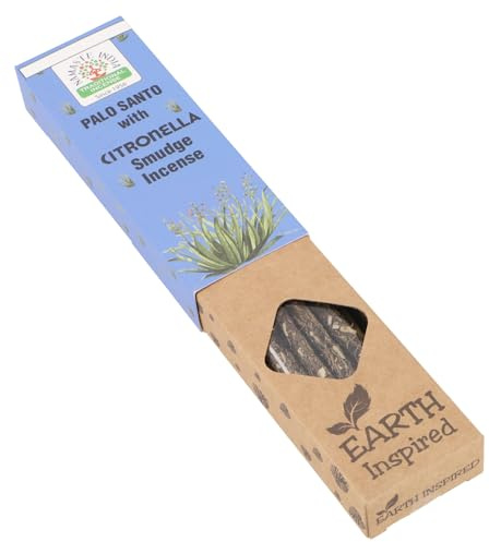 GURU SHOP Natürliche Handgerollte Namaste India Räucherstäbchen - Palo Santo Citronella, 23x4x2 cm