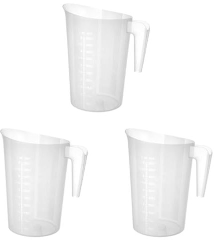 HENDI Jarra medidora apilable - 5 L - ø210x(H)270 mm (Paquete de 3)