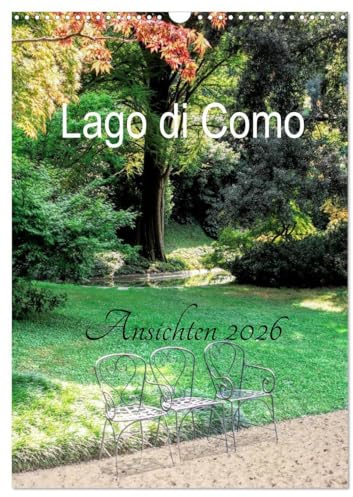 Lago di Como Ansichten 2026 (Wandkalender 2026 DIN A3 hoch), CALVENDO Monatskalender: Monatskalender mit künstlerischen Ansichten von Örtlichkeiten rund um den Comer See (CALVENDO Orte)