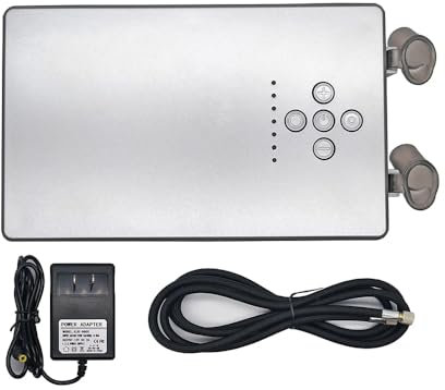 LeTkingok Mini Compressore per Aerografo Ultra Silenzioso, Strumento Professionale per La Pittura di Modelli, 7 Impostazioni di Pressione Regolabili