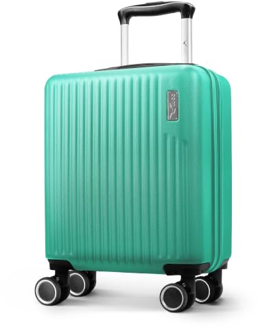 LUGG 15inch Vacay Suitcase ABS Luggage, Aluminium Trolley Handle, 360° Spinner Wheels, Water-Resistant & Durable Material - Airline Compatible (45 x 20 x 33cm)