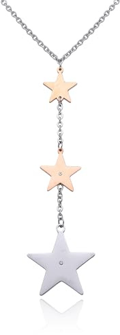 Dada Gioielli - Collana Donna Portafortuna | Quadrifoglio Stella Cuore Con Zircone 45+5 cm. Un gioiello raffinato e elegante