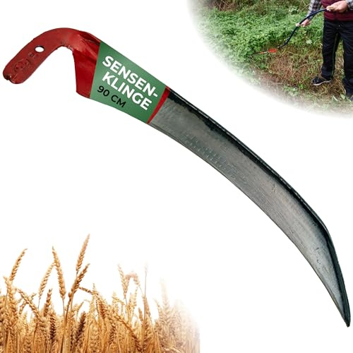 STREND PRO Sense 90 cm | Geschmiedetes Sensenblatt für Gras & Getreide | Scharf, langlebig & ideal für Wiesen, Feld & Garten
