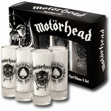 Motörhead Schnapsgläser Shot Glass 4er Set by Schnapsgläser