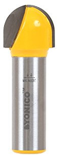 Yonico 19103 3/4-Inch Diameter Core Box Router Bit 1/2-Inch Shank