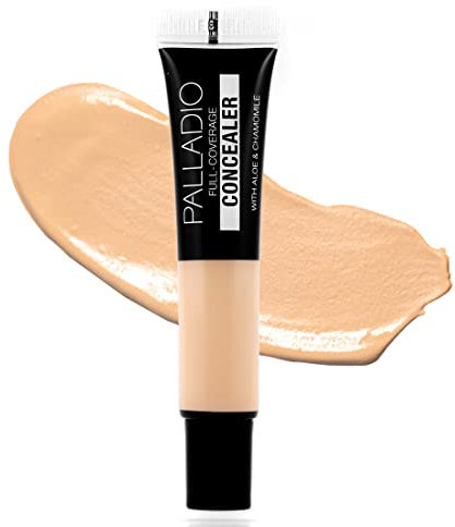 Palladio Vollständig deckender Concealer, Tarnung für unter den Augen, Cremiger Gesichts- und Augen-Concealer, Gleicht den Hautton aus, Verdeckt Unreinheiten, Vanilla Latte