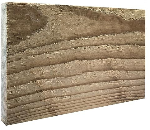 Ruby Pressure Treated Timber Planks - Wood Fencing Slats and Cladding Boards for Sheds, Garden Offices, and More, Heavy Duty, Weather Resistant (4x1”, 3.6m)