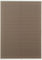 ondeco Plissee ohne Bohren mit Klemmträger viele Farben, Sonnenschutz für Fenster innen, Lichtschutz und Blickdicht, Plissee klemmfix Faltrollo Sichtschutz für Tür Braun 80x210 cm