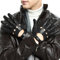ZLUXURQ Herren Luxus 100% Schaffell Fahrhandschuhe-Weiches hochwertiges Leder