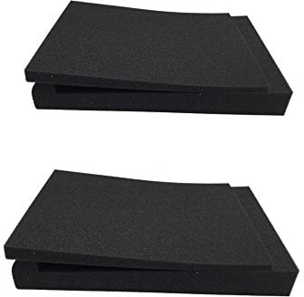 Studio Monitor Speaker Acoustic，2 Pack foam isolation pad，High density acoustic，Foam speaker isolation pad，Speaker Base