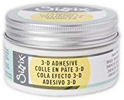 Sizzix 664575-Adesivo Effectz, Trasparente, 100 ml, Adesivo 3-D, taglia unica, 100 unità