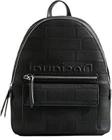 Desigual Womens Back_TRIS TRAS Mombasa MI Backpack Mini, Black