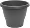 AC - Maceta Mediterránea - Plástico Resistente - Ideal para el Hogar, Plantas, Jardín, Decoración. - Cuidado de Plantas - Forma Redonda - Ø 40 cm - Color Gris