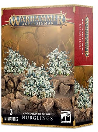 Warhammer Age Of Sigmar Maggotkin of Nurgle Nurglings Model Kit