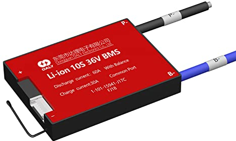 DALY BMS 10S 36V 60A li-ion Batterie Schutzpanel Laderegler mit Ausgleichskabeln für bms 36v 18650 Batterie akku Elektronikgerät