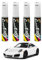 SCOBUTY Lackstift Auto, Lack Reparaturstift, 4pcs, Weiß