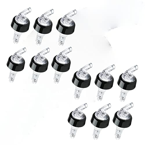 Chabrias Bottle Pourers, Quick Shot Spirit Measure Pourer Spouts Drinks Wine Cocktail Alcohol Automatic Dispenser Home Bar Tools UK Made (12 x 30ml)