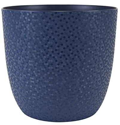 EDA - Cache-Pot Opale Ø 18,5 cm - Bleu Profond