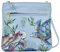 Anuschka Schmale Handbemalte Crossbody Tasche mit Front-Reißverschluss - Underwater Beauty