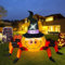 Kalolary 6.5FT Aufblasbarer Kürbis Spinne mit Hexenhut - Halloween Deko für Innen und Außenbereich