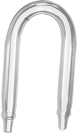 Uonlytech Aquarium U-förmiges Rohr U-röhren -diffusor U-förmiges Refinerrohr -diffusor Für Aquarien Kohlendioxid-diffusor U- -diffusor -refiner-rohr Veredler Glas Wasserpflanzen