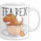 Dinosaurier Tasse Geschenk Tea Rex Tasse Geschenk Dino T-Rex Geschenk Für Jungs (Weiß)
