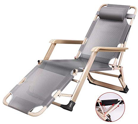 Preferspace Schwerelosigkeitsstuhl, Hocker, Klappstuhl, Liegestuhl, Loungesessel, gepolsterte Schwerelosigkeitsstühle, Camping, Terrasse, Garten, Sonnenliegen, Hopeful