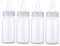 Hohopeti 8 Stk Nuckelflasche Babyflaschen Stillflasche Stillen mit der Flasche Muttermilch Flaschen 0-3 Monate Milchflasche plastikflasche Babyflasche aus Plastik Babyflasche mit Waage pp