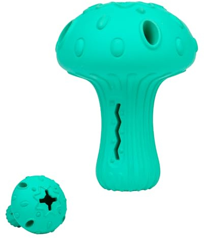 Ancol Orva Tuff Stuff Mushroom Treat Toy for dry kibble or paste