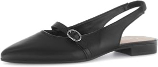 Gabor Damen Slingpumps, Frauen Absatzschuhe,Slingback,knöchelriemchen,high Heels,Heels,hochhackige Schuhe,stoeckelschuhe,schwarz,35.5 EU / 3 UK