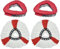 Testine di Ricambio per Mocio in Microfibra per Vileda Easy Wring Mop , 2 Mocio Spazzola 2 Testine di Ricambio per Mocio
