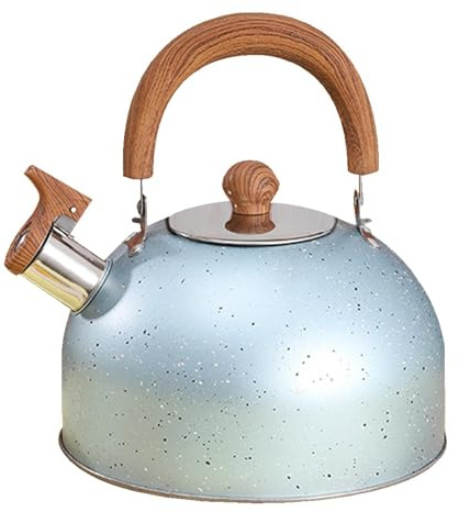 Hervidor De Agua Silbante, 2L Hervidor Silbante De Inducción De Acero Inoxidable, Hervidor De Agua A Prueba De Arañazos, Con Silbato Hervidor Para Estufa De Inducción, Estufa De gases Y Estufa