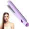 Piastra per Capelli Senza Filo, 2 in 1 Piastra e Arricciacapelli Portatile Piastra da Viaggio per Capelli con USB-C Mini Piastra per Capelli e Ferro Arricciacapelli per Stili Ricci (Viola)