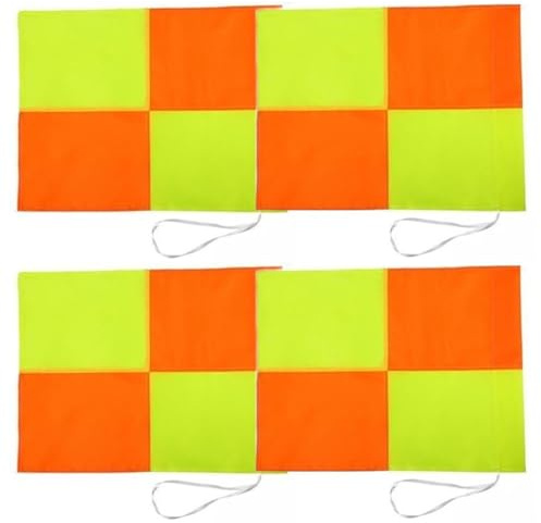 4 Pièces Drapeaux De Coin De Terrain De Football Drapeau De Juge De Touche Drapeaux De Coin De Football Drapeaux D'arbitre Drapeaux De Coin D'entraînement Pour Match De Sport Football Football