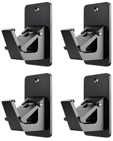 'asta, portafoglio a, staffe per ganci per tende, pacchetto da 4 pacchetti, elementi di design complementi, installazione rapida e facile, adatto per del bagno
