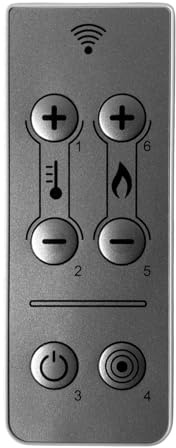 eRicambi Telecomando infrarossi unidirezionale MICRONOVA per schede termoregolatrici, serie slim 6 tasti | 80x33x6 mm VATL8633BC003 | Portata 8 metri in linea d'aria e senza ostacoli.