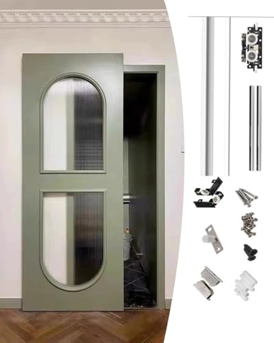 Schiebetür-Hardware-Kit mit versteckter Schiene und Rollensystem für reibungslose Installation von Scheunentoren
