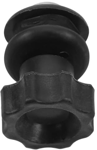 Adjustable Replacement Knob Music Screw 0.6cm Tightening Stand | Black Plastic and Metal Build, Portable Clamping Handle, Universal Fit for Piano Book Rack