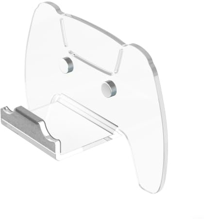 Wusvive Support mural pour manette de jeu PS5, PS4, Switch – Support acrylique avec doublure en feutre
