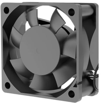 2 Pieces DC 5V 12V 24V Cooling Fan 6025 PC Computer Cooler(12V Hydraulic 2PIN)