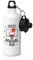 Gift Base Crazy Baloncesto Hombre Sports Botella Agua Gimnasio 600ml Blanco