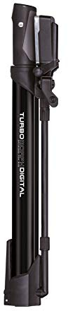 Topeak Turbo Morph Digital Fahrrad Mini Pumpe silberfarben/schwarz