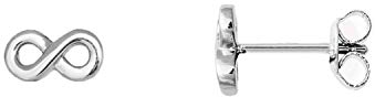 XENOX® | Infinity Ohrringe - Damen Ohrringe aus hochwertigem 925/- Sterlingsilber | XS3736N