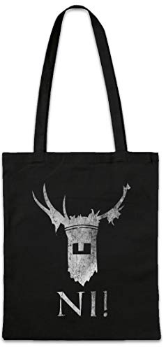 Urban Backwoods Knights Of Ni Hipster Bag Beutel Stofftasche Einkaufstasche