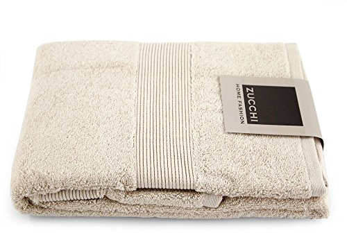 Zucchi Badetuch Home Fashion 90 x 150 Variante Beige, Baumwoll Frottier Tücher