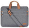 LONMEN 15.6 Inch Laptop Shoulder Bag,Computer Sleeve Carrying Case for Lenovo 15.6 Ideapad 330/15.6 HP EliteBook 850 G3 / Dell New Latitude 3590 Chromebook Ultrabook (Gray)