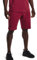 Under Armour Short Rival Terry, Rose Noire (665)/Blanc Onyx, Taille S Homme