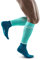 CEP - THE RUN COMPRESSION SOCKS TALL für Herren | Lange Laufsocken in ocean/petrol mit Kompression | Regenerierende Kompressionsstrümpfe für Männer | Gr. IV | L