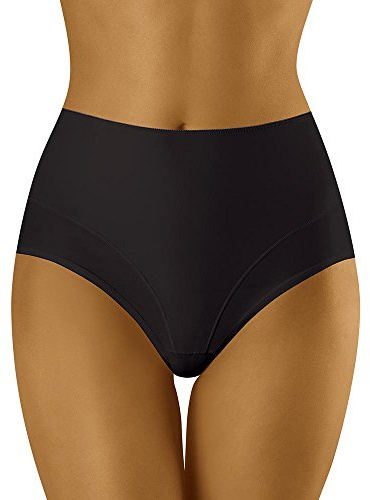 Wolbar Damen Figurformender Miederslip WB146, Schwarz,M